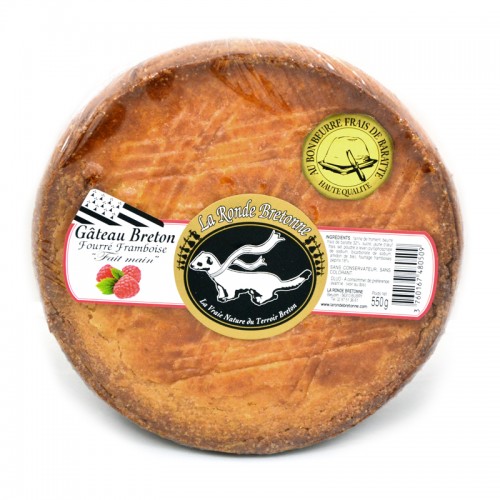 Gâteau Breton fourré framboise